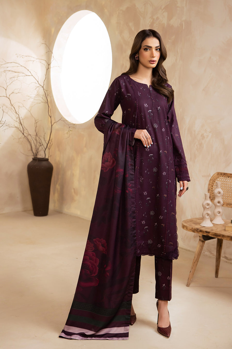 Unstitched Luxury Iznik Winter Collection ILW-12 INKLING