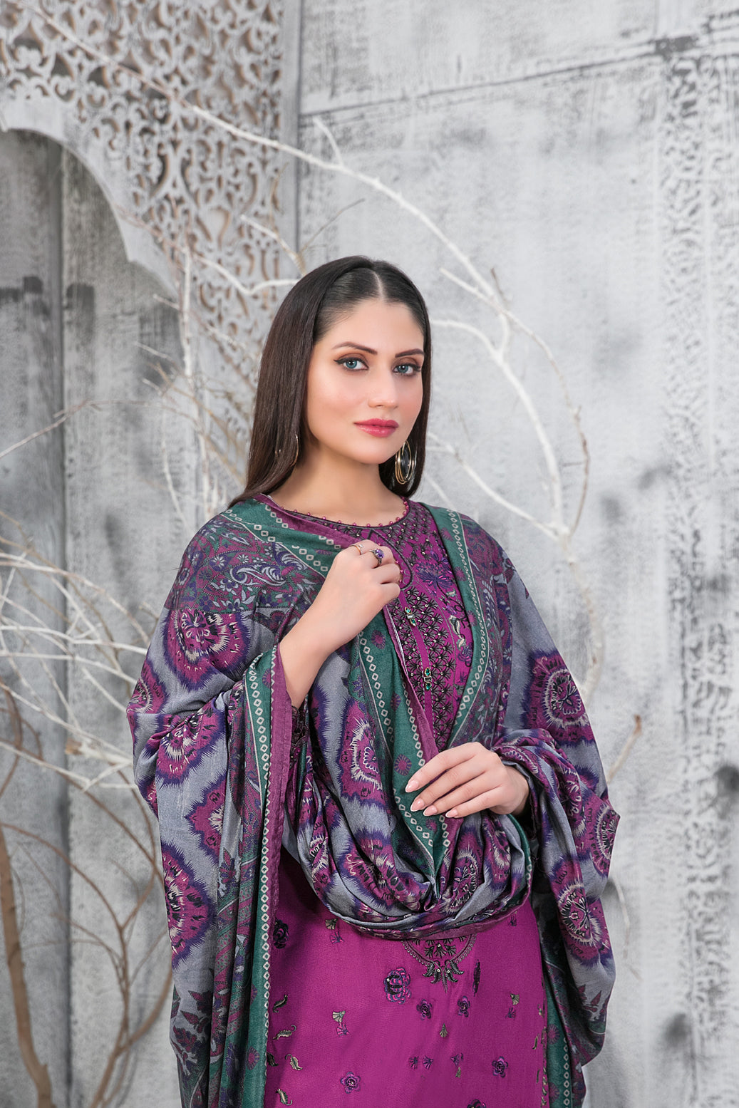Tawakkal Semi Unstitched Nira Collection D-1122