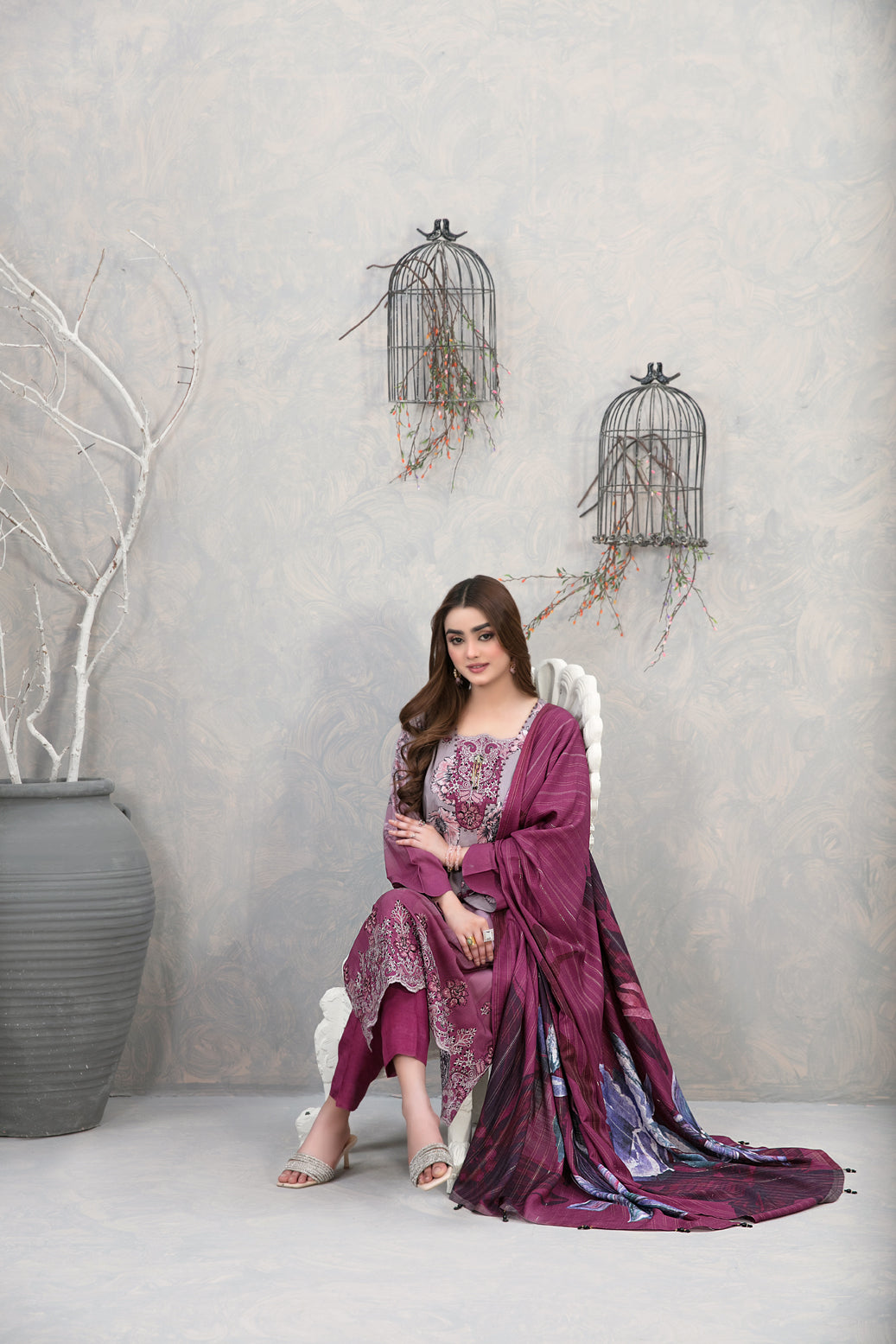 Tawakkal Unstitched Sakeeza Khaddar Print Collection D-1153
