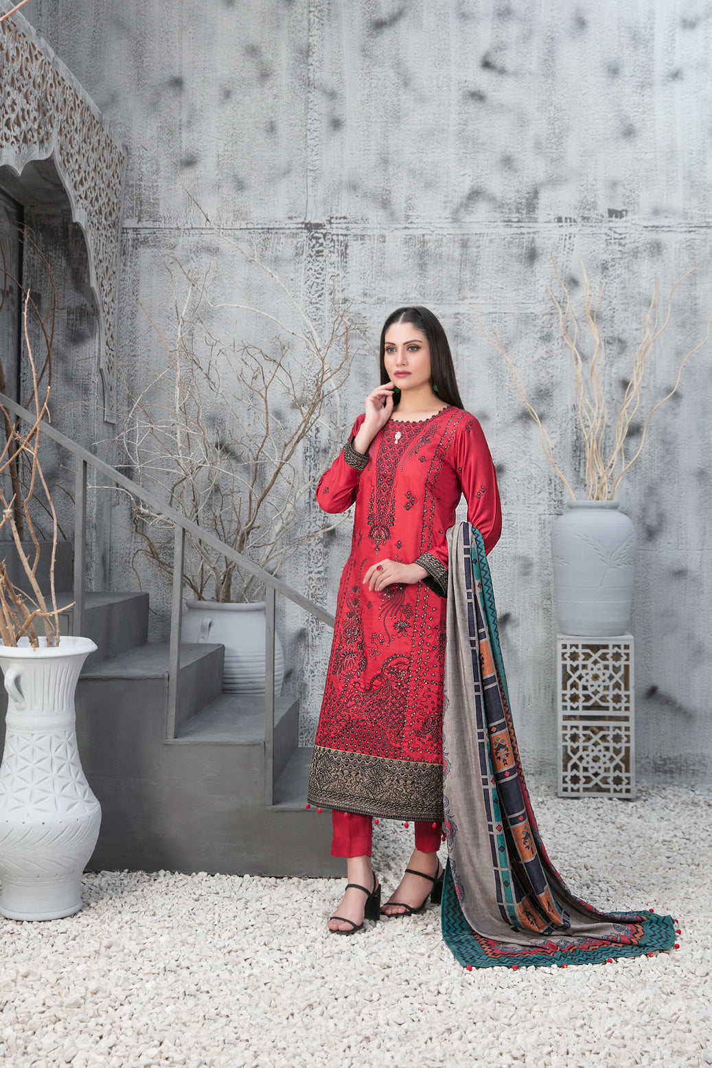 Tawakkal Semi Unstitched Nira Collection D-1116