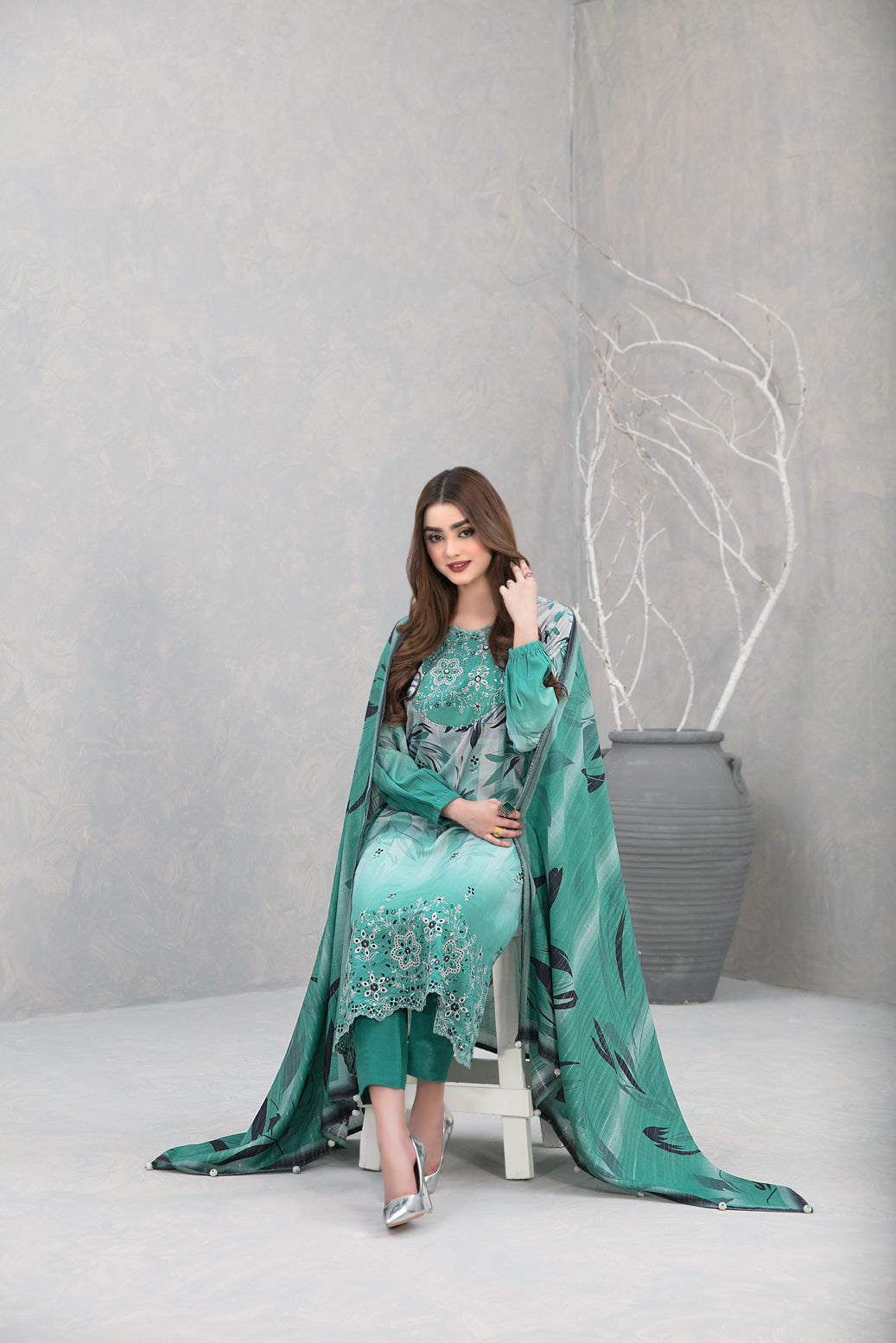 Tawakkal Unstitched Sakeeza Khaddar Print Collection D-1160