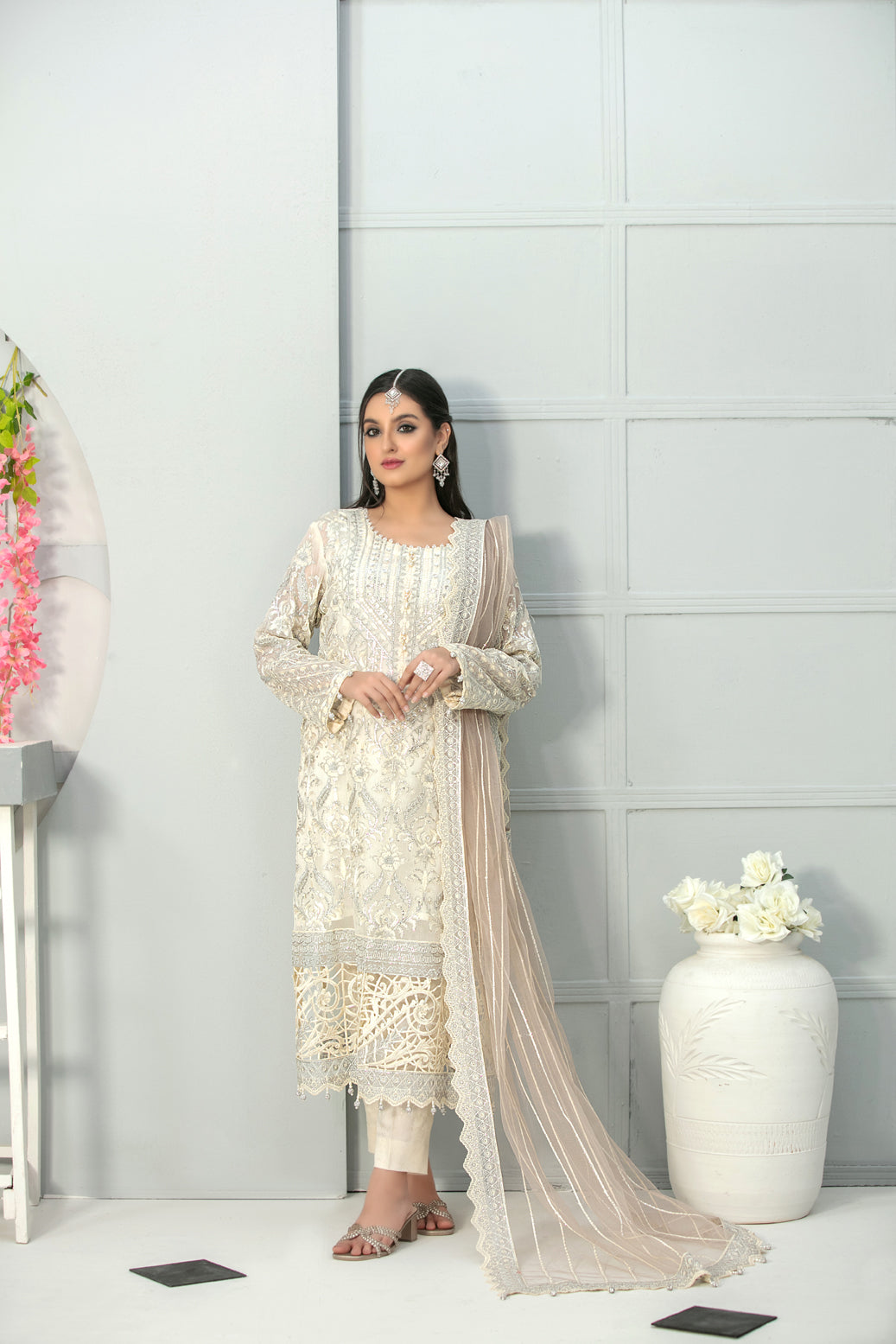 Semi Unstitched Mahaba Collection by Tawakkal D-7660