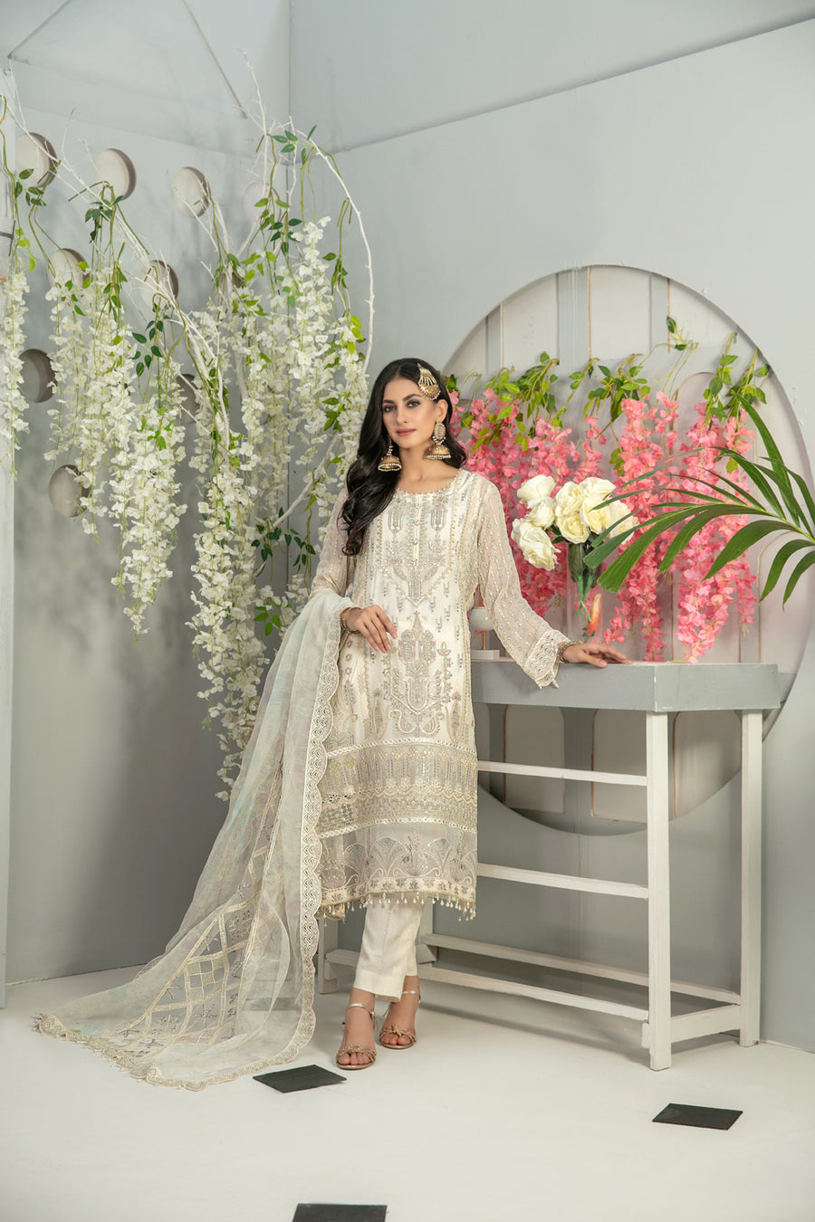 Semi Unstitched Mahaba Collection by Tawakkal D-7662