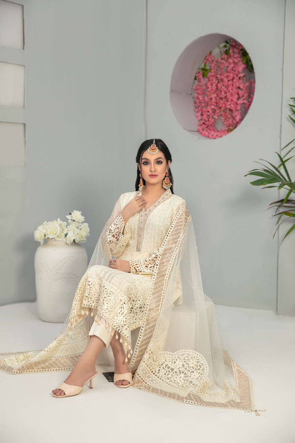 Semi Unstitched Mahaba Collection by Tawakkal D-7665