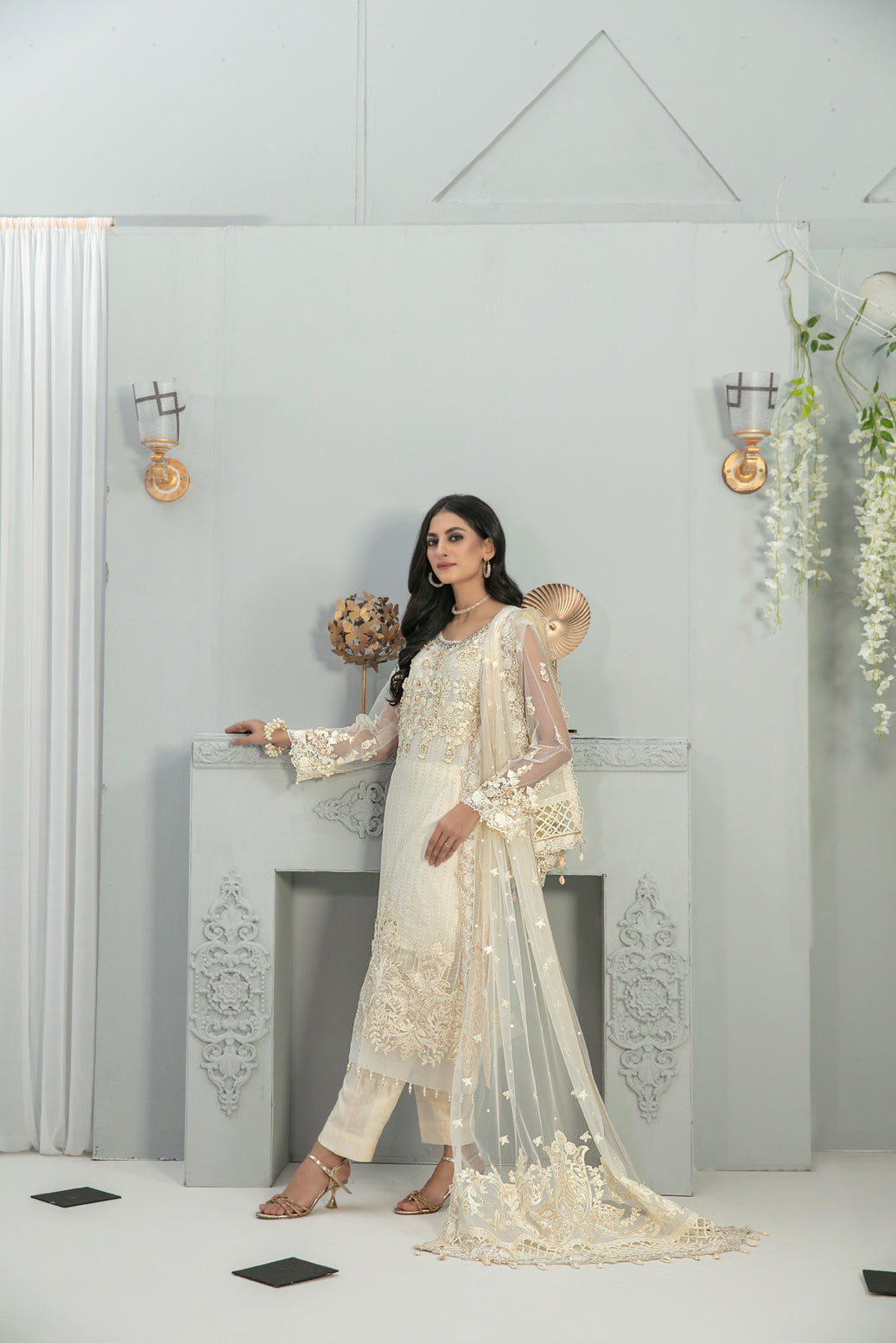 Semi Unstitched Mahaba Collection by Tawakkal D-7666