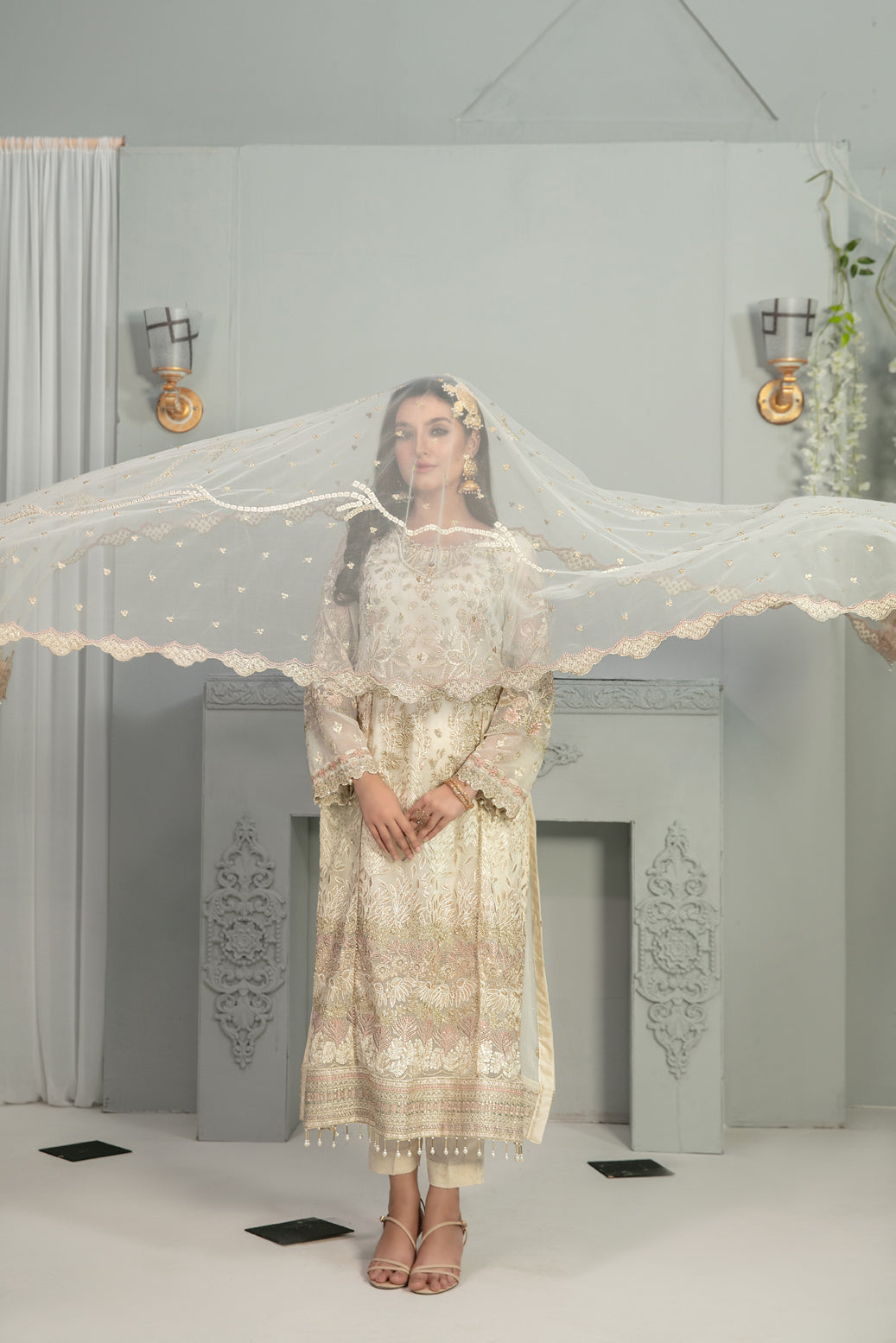 Semi Unstitched Mahaba Collection by Tawakkal D-7667