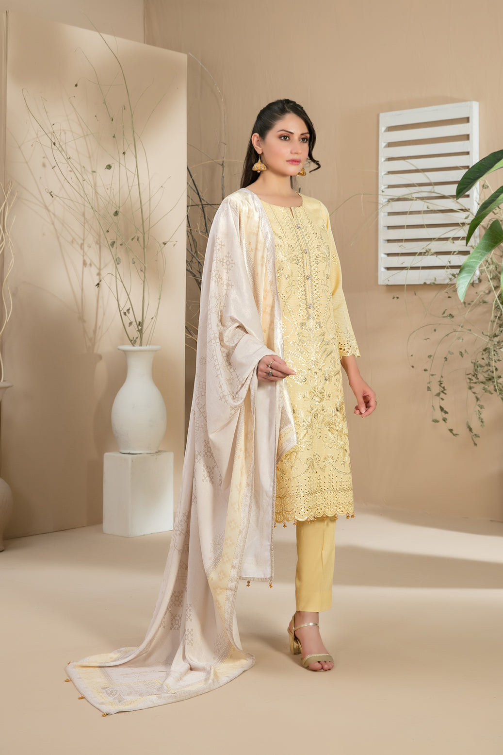 Unstitched Kenza Collection By Tawakkal D-9908