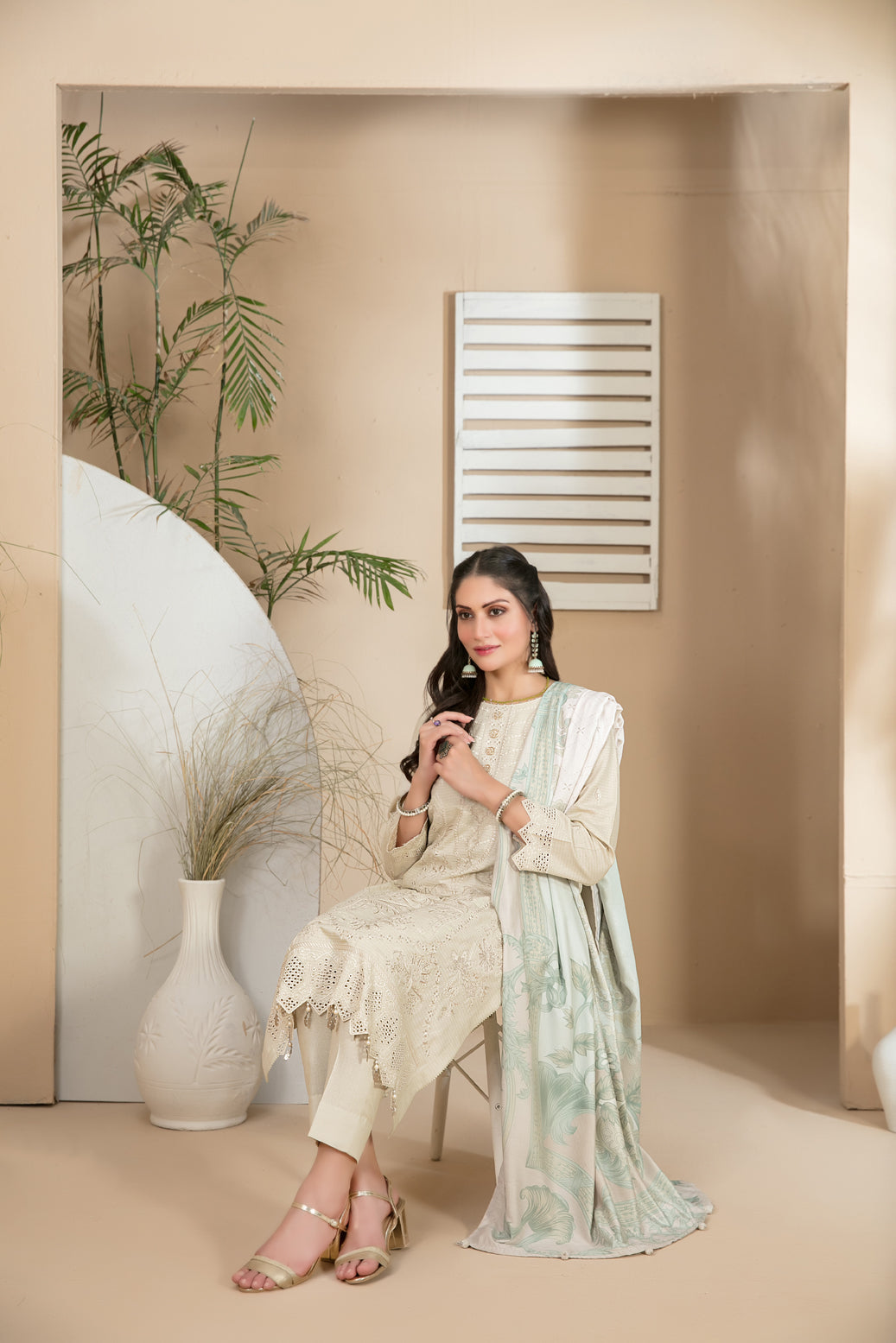 Unstitched Kenza Collection by Tawakkal D-9911