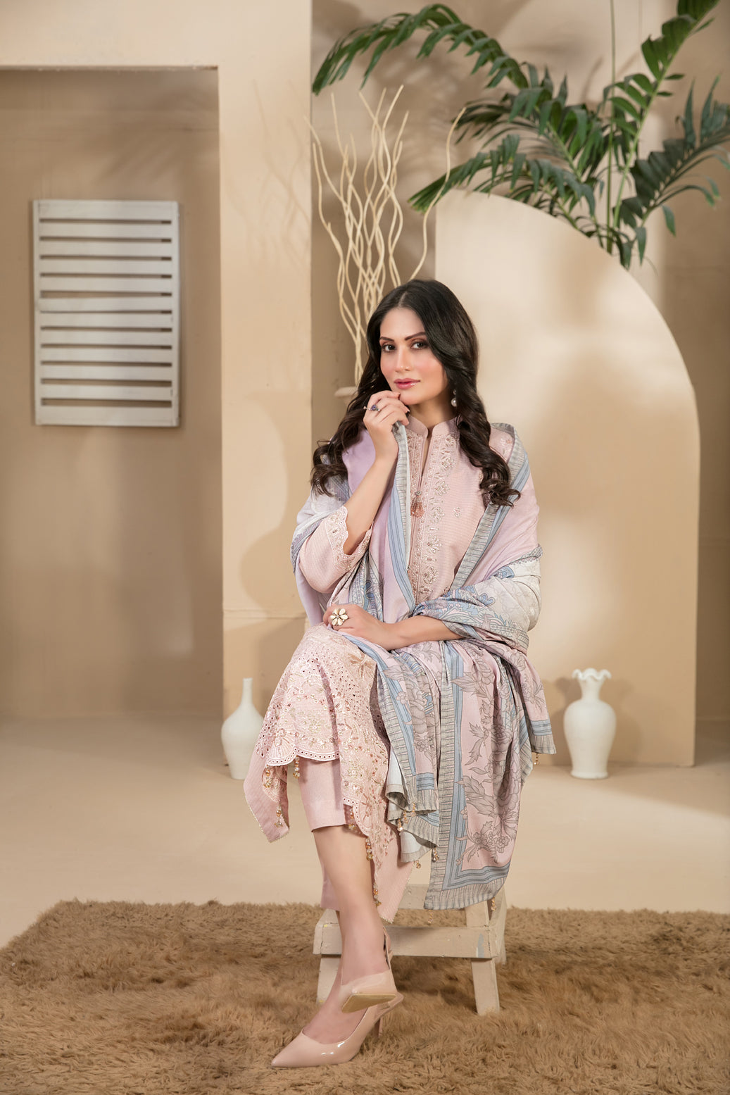 Unstitched Kenza Collection by Tawakkal D-9913