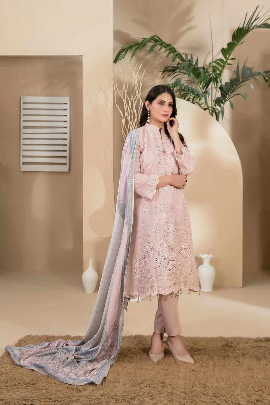 Unstitched Kenza Collection by Tawakkal D-9913