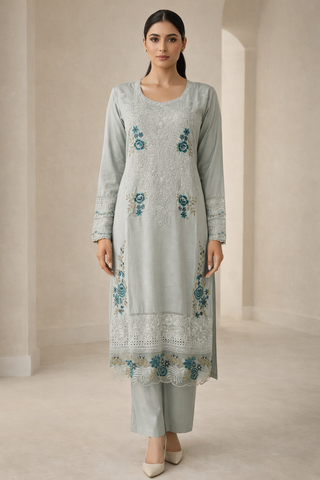 Grey Palazzo Full View