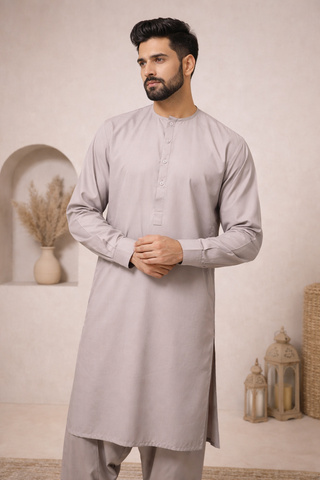 mens lilac pakistani salwar kameez 