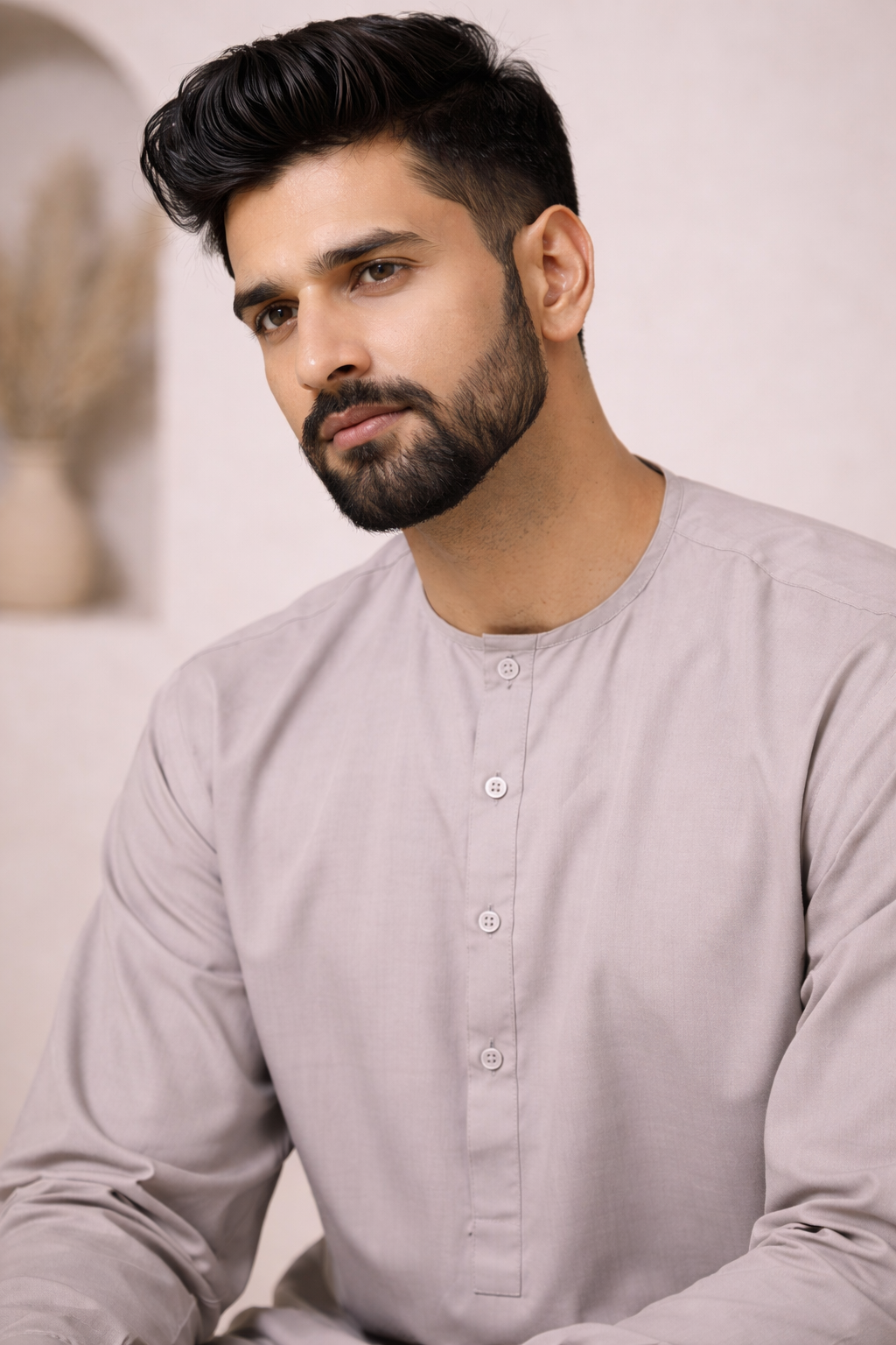 mens lilac pakistani salwar kameez 