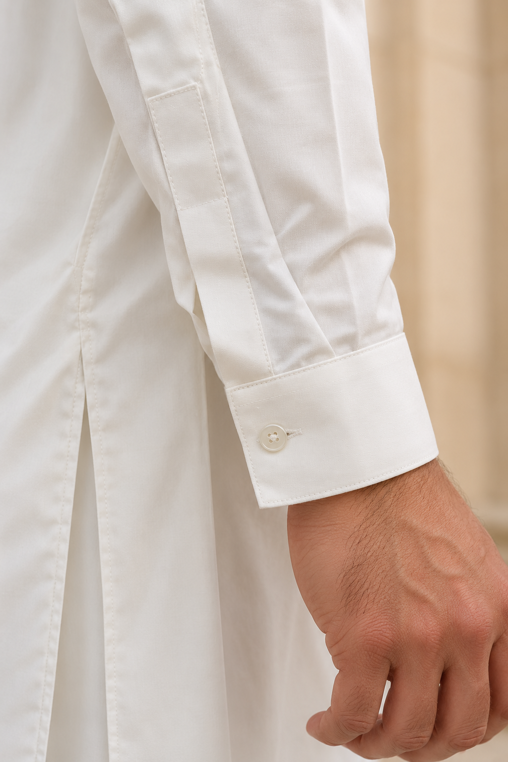 mens off white collar salwar kameez for weddings parties and formal events. Casual wear salwar kameez