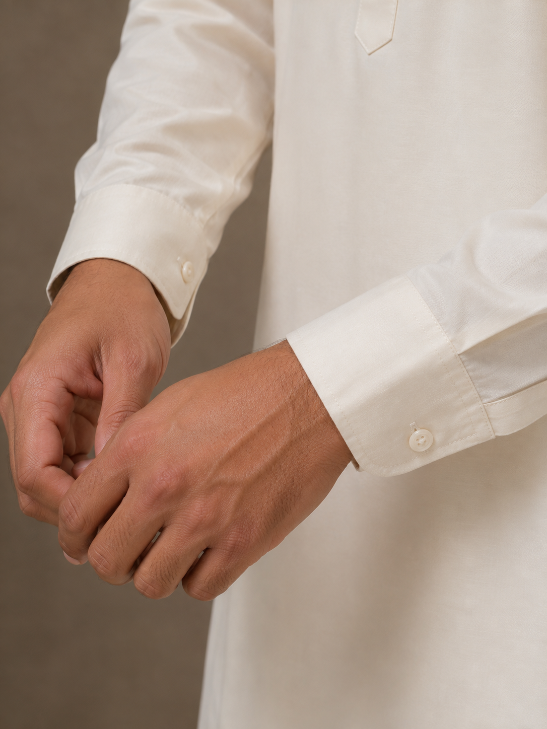 Men’s Off White Kurta Pajama | Pakistani Traditional Outfit UK