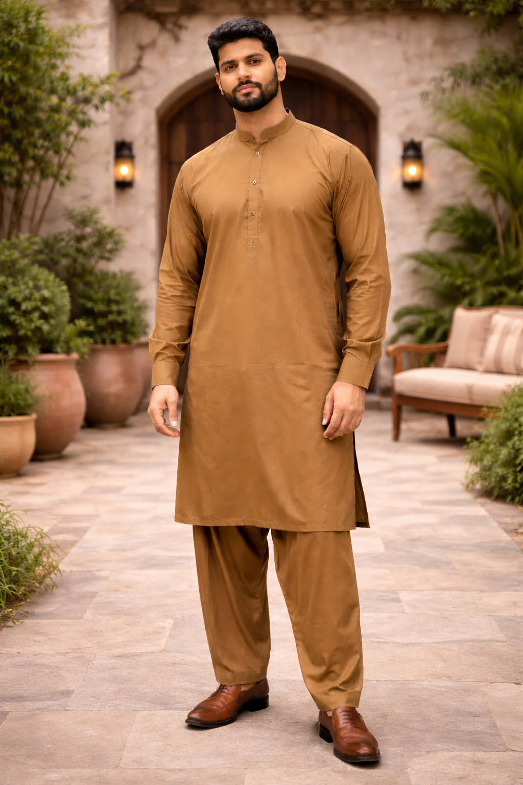 mens-shalwar-kameez-rusty-brown