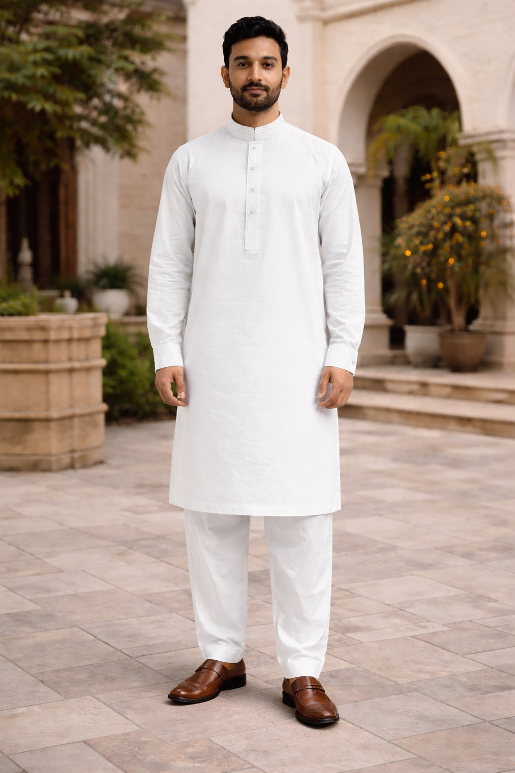 white mens shalwar kameez 