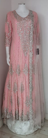 Baby Pink Bridal Wedding Dress